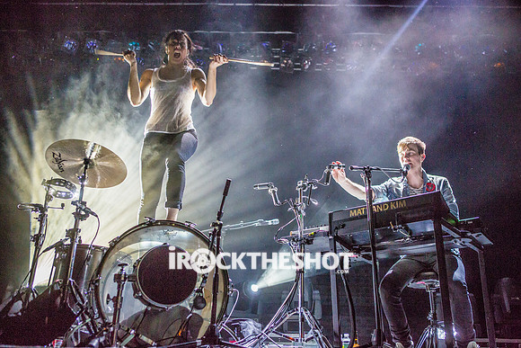 matt and kim at the wellmont